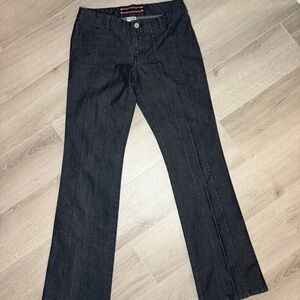 Vintage Guess Jeans Black Bootcut Flare Y2K Sz 28